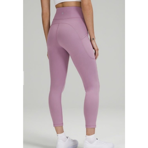 Lululemon Pants - LULULEMON INVIGORATE HIGH RISE LEGGING 25” WITH POCKETS JUBILEE COLOR SIZE 12